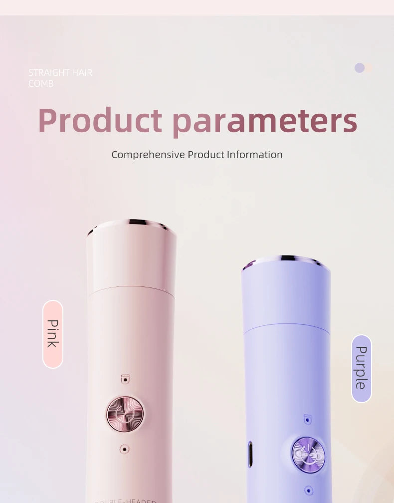 Double Head Electric Epilator Women Rechargeable Painless Hair Remover Shaver for Body Private Areas Bikini Gentle Trimming