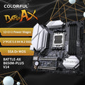 colorful brand amd b650 motherboard 4 dimms RTL8125BG 2.5Gbit lan BATTLE-AX B650M-PLUS V14 from brazil