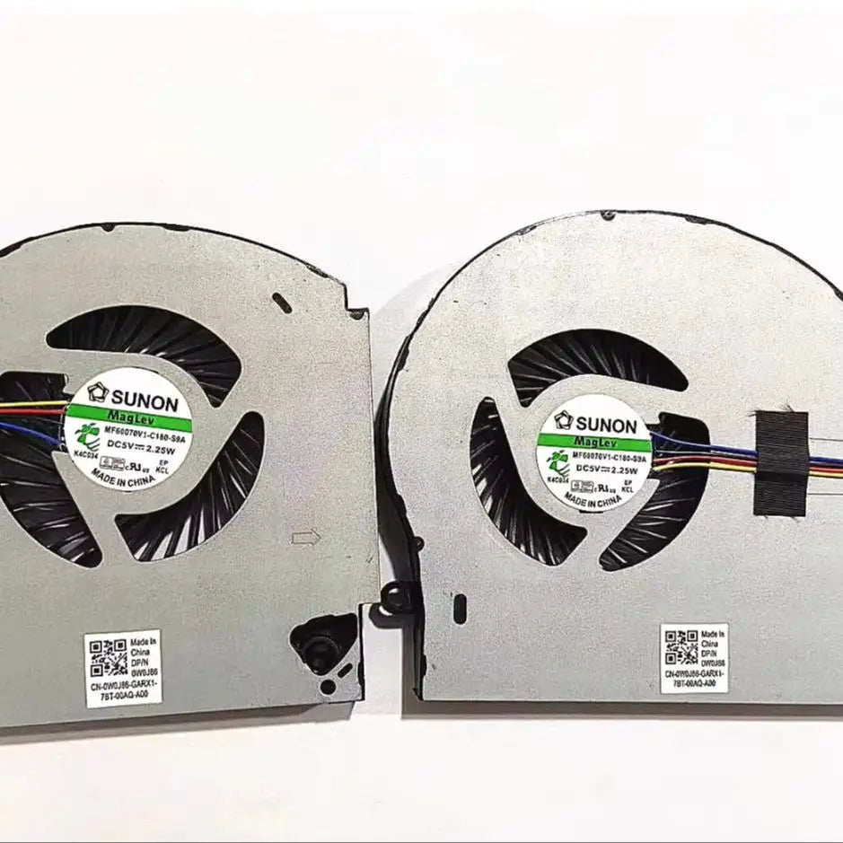 New CPU GPU Cooling Fans For DELL Alienware 17 R4 17 R5 P31E 17-R4 Laptop MG75090V1-C060-S9A MG75090V1-C070-S9A