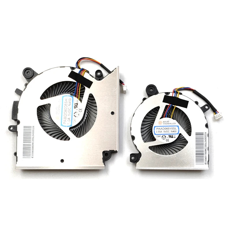 New for MSI Katana GF66 GF76 11SC 11UC 11UD 11UE 11UG 12UC 12UD 12UE 12UG 12UGS Laptop CPU & GPU Cooling Fan 5VDC , a Pair