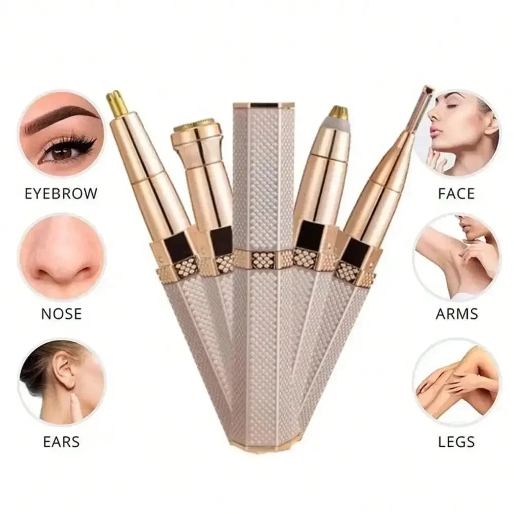 Electric Hair Removel Shaver For Women Eyebrow Trimmer Epilator Electric Painless Hair Remover Machine Body Facial
