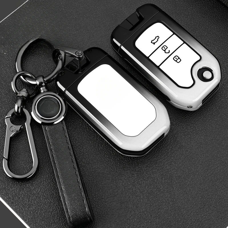 Car Key Fob Pocket Cover Case For Honda Civic CR-V HR-V Accord Jade Crider Odyssey 2015- 2018 Remote Protector Accessories