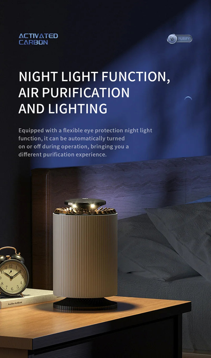 New Air Purifier For Removing Second-hand Smoke Mother And Baby Grade Pet Air Purifier Small Appliances Activated Carbon Filter