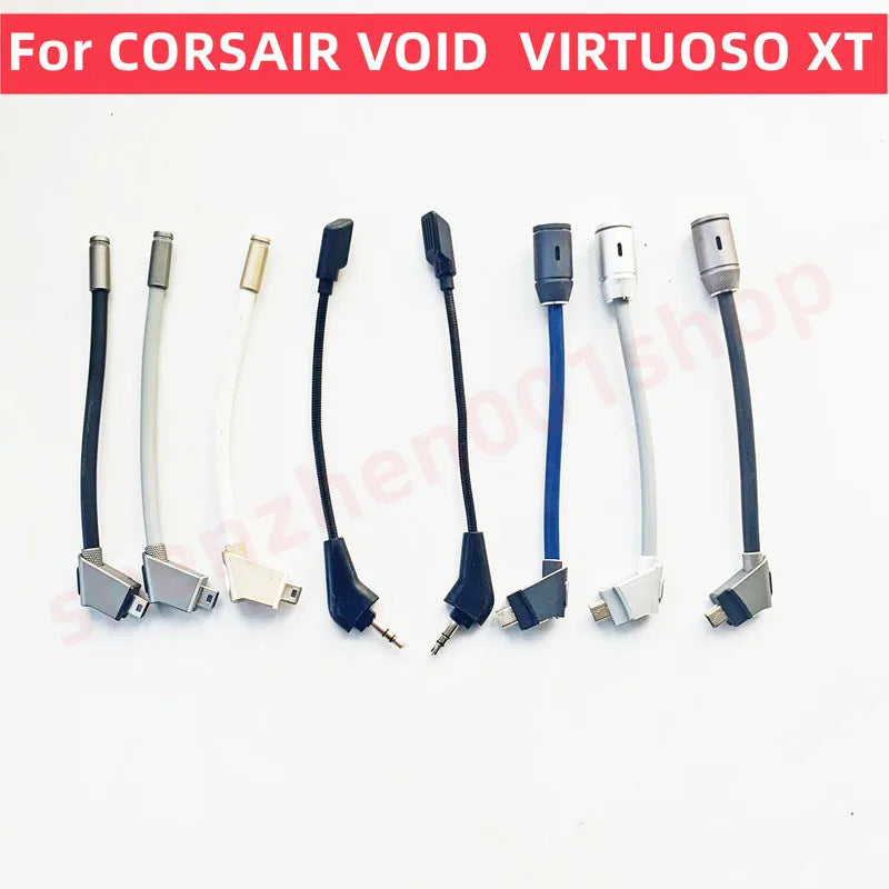 Microphone for Corsair Virtuoso RGB Virtuoso XT Virtuoso SE  Wireless Gaming Headset HS34 HS45 HS50 HS60 HS70 wired Headset