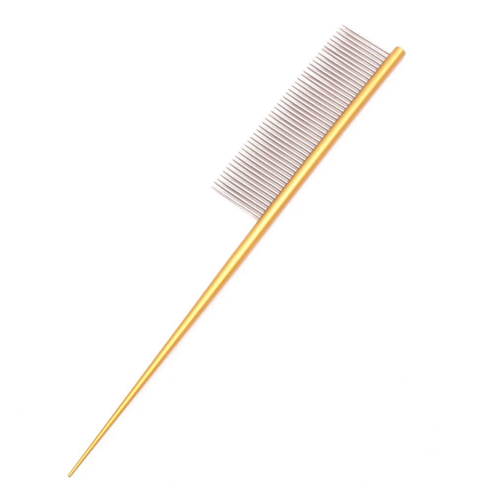 Pet Grooming Combs Aluminum Alloy Brush For Dogs Boundary Knot Massage Tools Professional Salon Cat Hair Cleaning Crescent 7900#