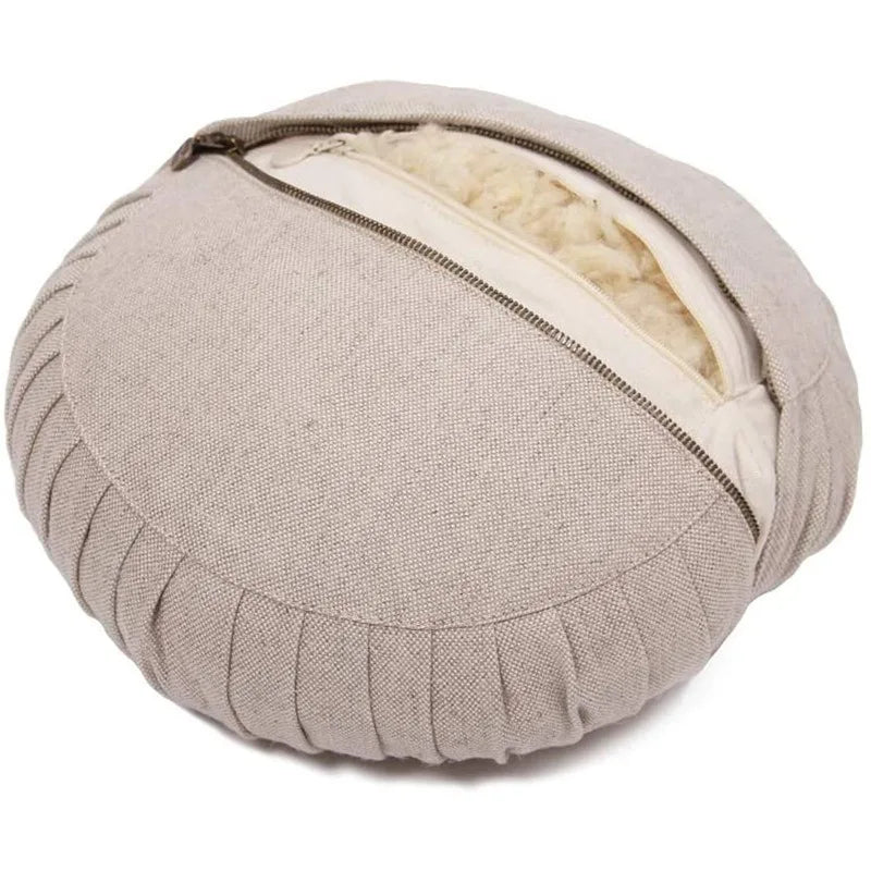 Cotton Cloth Roundness Yoga Mat Household Meditation Exercise Cushion Comfortable Cotton Filling Yoga Cushion Household Supplies