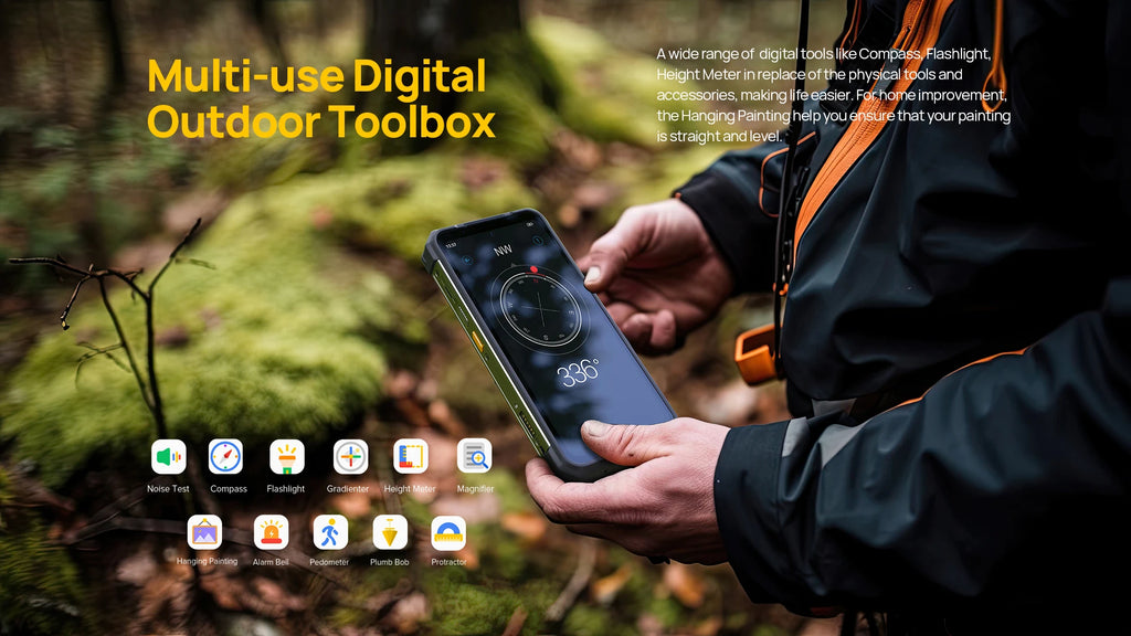 Ulefone Armor 24 Rugged Phone, 22000mAh, Up to 24GB + 256GB, 6.78 ", 120Hz Smartphone, 64MP + 64MP, NFC Phone, Global Version