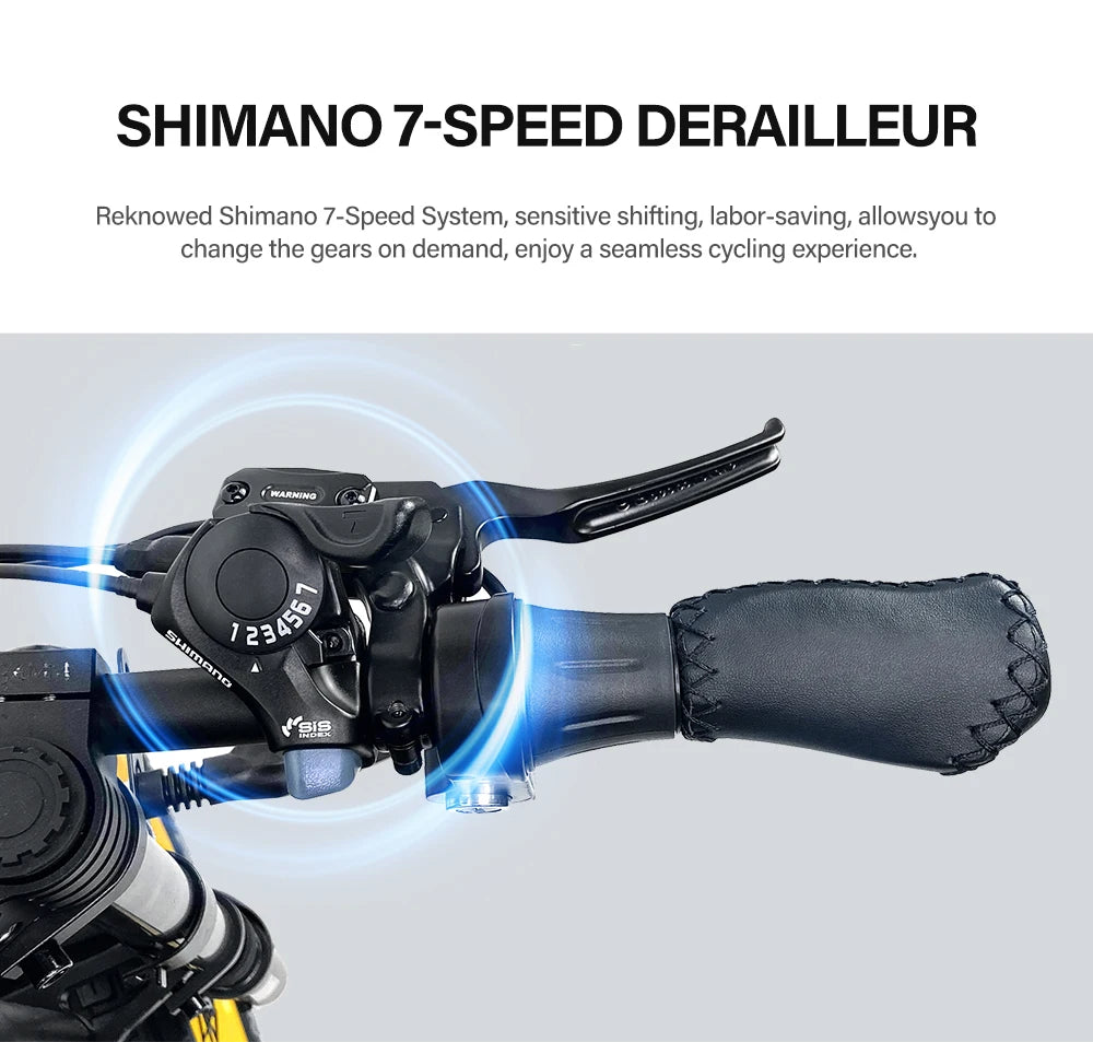 Coswheel Electric bike for Adult 2000W 60V Off-Road Motorcycle Mountain Bikes 20Inch Electric bike Fatbike Motorcycles ebike