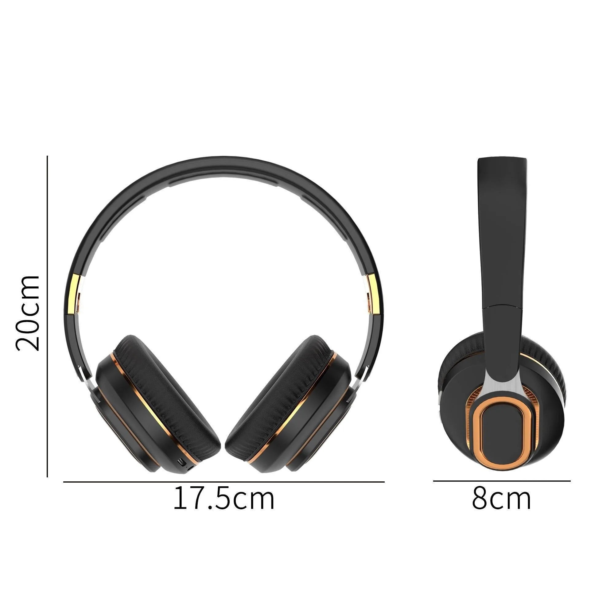 Wireless Gaming Headset with Microphone HiFi Sound Immersive Audio for PC Music Enjoyment Portable Bluetooth Earphones