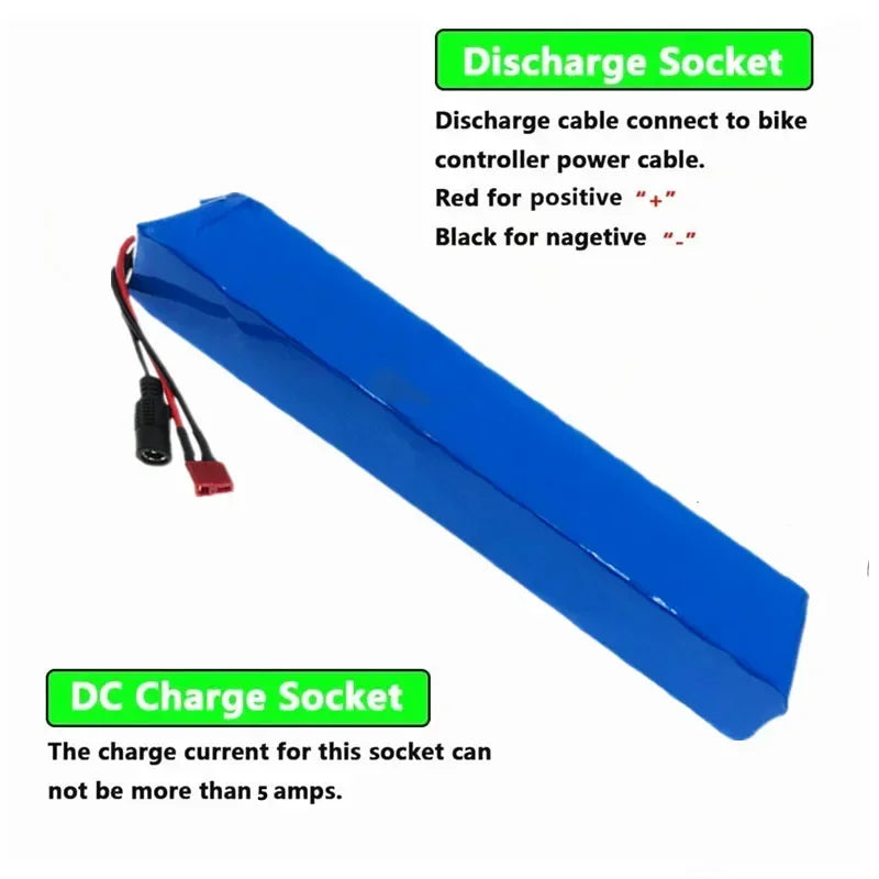 48V 20Ah 13S3P Is Suitable For 500W-1000W Electric Scooter With Built-in Battery And T-XT60 Plug 18650 Battery Pack