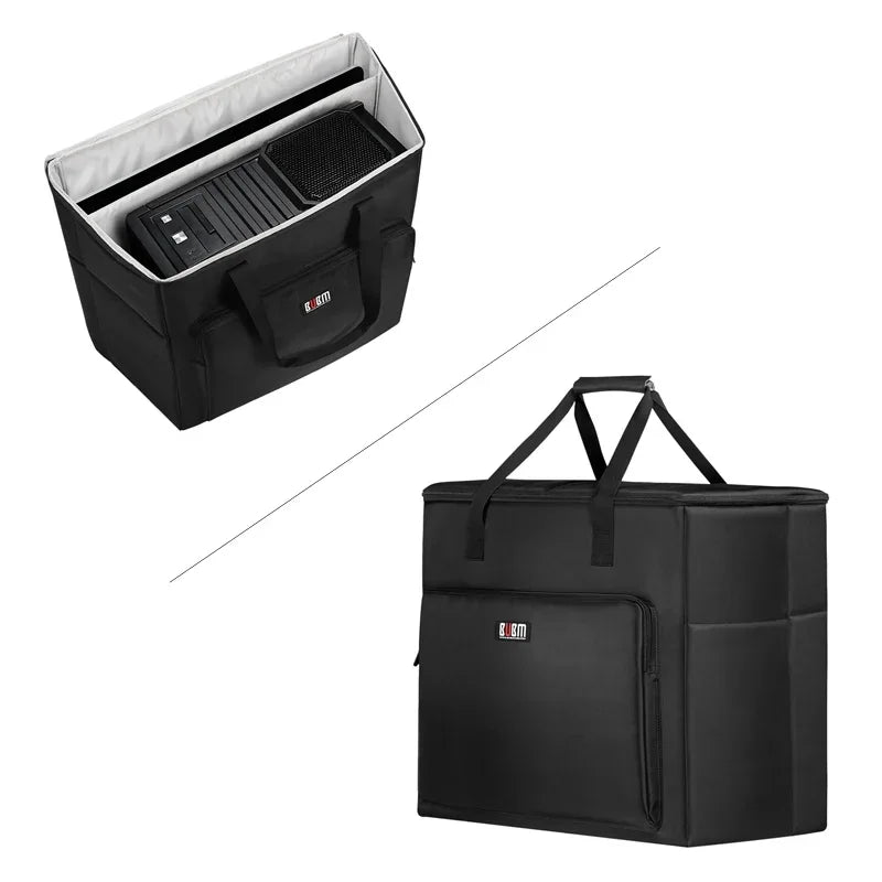 Desktop Gaming Computer PC Carrying Case Travel Storage Carrying BagComputer Main Processor Case and Monitor
