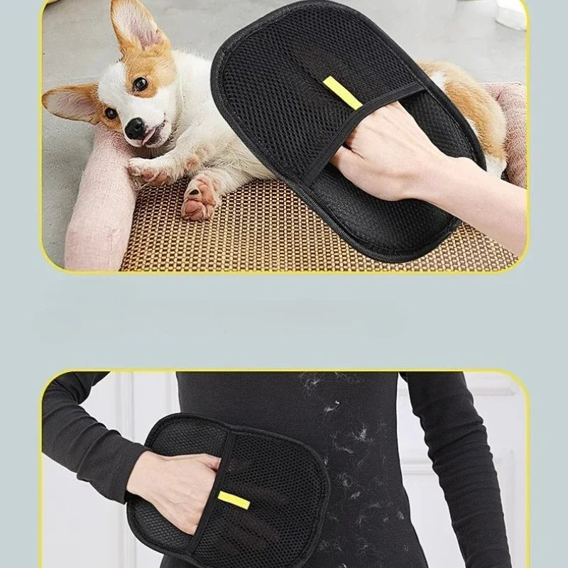 Pet Grooming equipment Gloves Deshedding Glove pet hair remover glove for Dog Cat Rabbit Accessories with Long/Short/Curly Hair