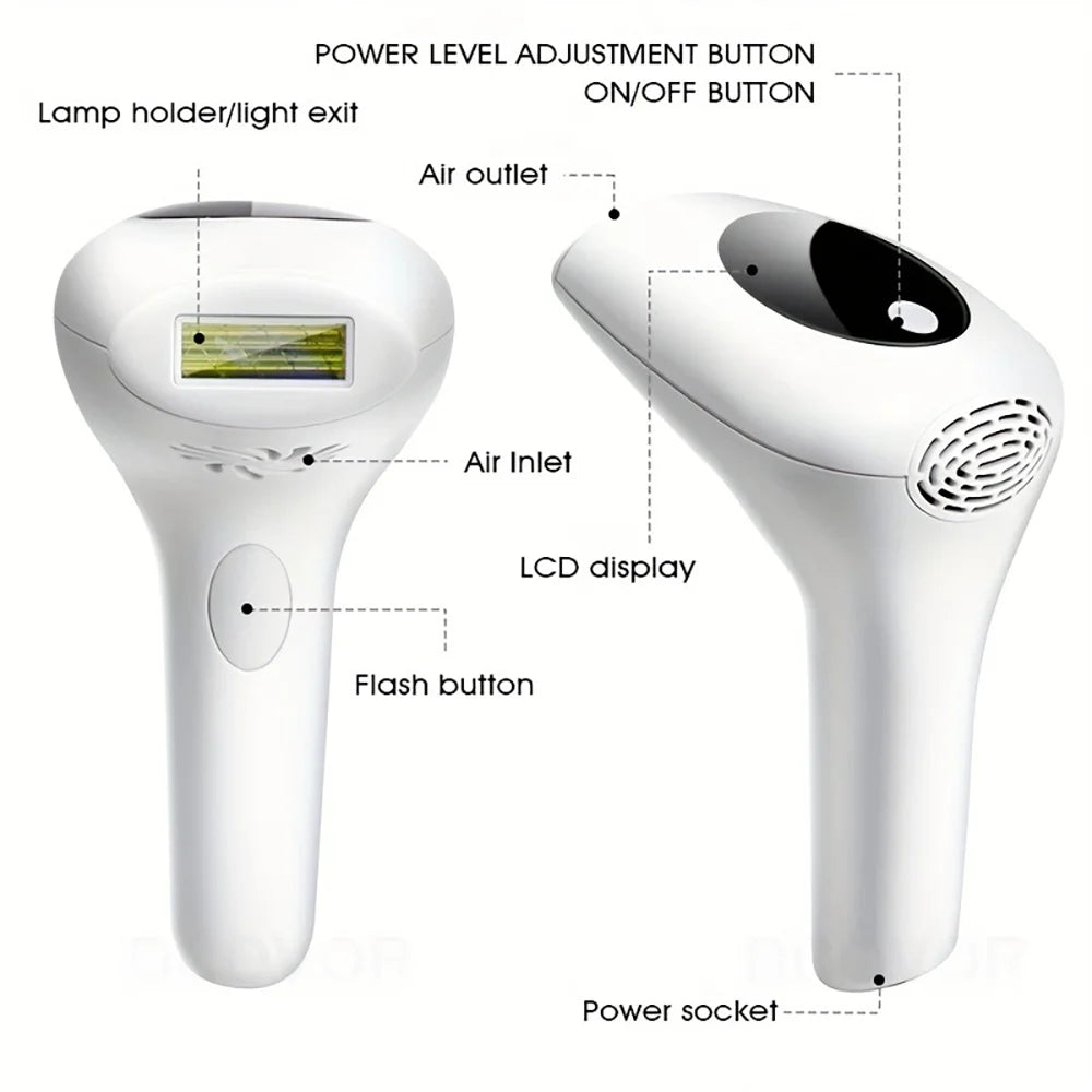 900000 Flashes Laser Epilator Instrume Permanent IPL Hair Removal Home Use Devices Ice Cool Painless Intense Pulsed Light
