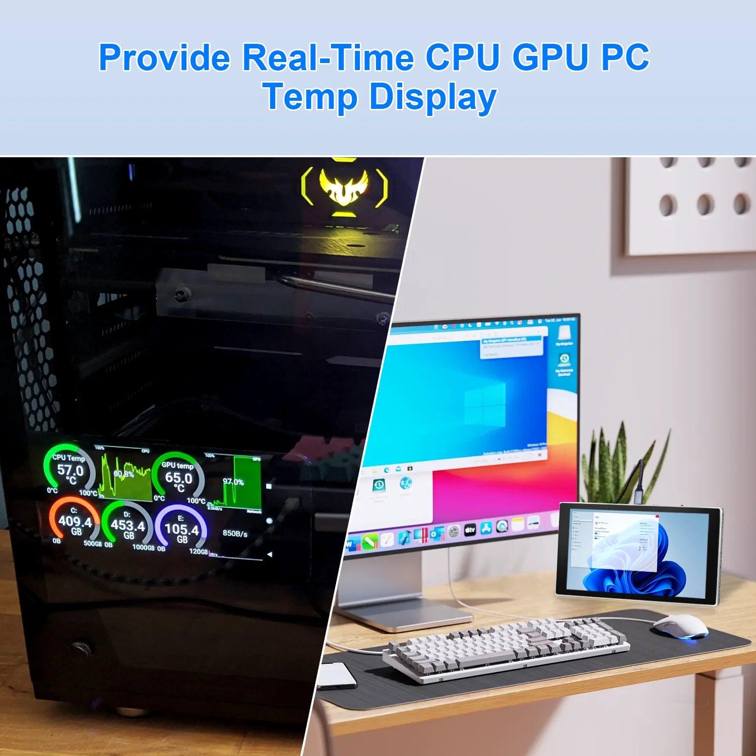 Gaming Monitor 7 Inch FHD Touch Potable Monitor 1920x1080 IPS Raspberry Pi Orange Pi Pocket PC Monitor Wisecoco LCD Monitor