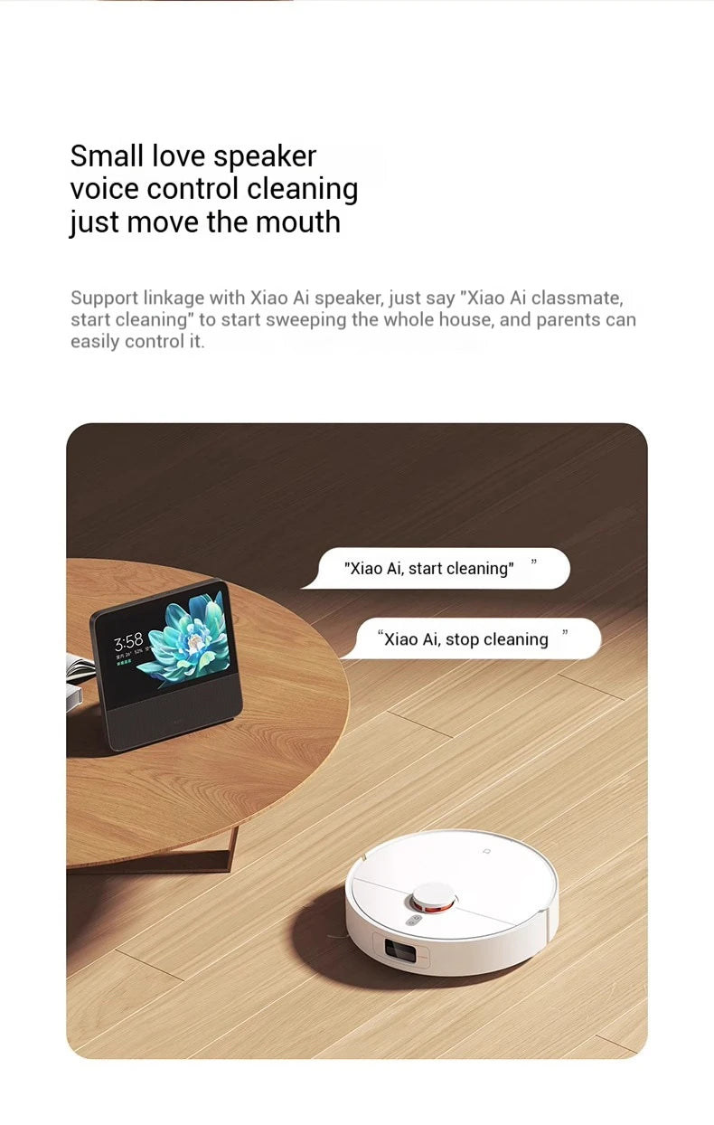 XIAOMI MIJIA Self Robot Vacuum Cleaners H40 Smart Home Sweeping High Speed Rotary Scrubbing 10000PA Cyclone Suction LDS Laser