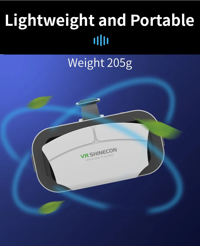 Virtual Reality VR Glasses Headset Viar Devices 3D Helmet Lenses Smart Goggles For Phone Smartphones Cell Viewer Mobile Game Set