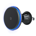 Fast charging car charger, car phone holder, wireless magnetic charger, compatible with Magsafe heat dissipation for iPhone/RG