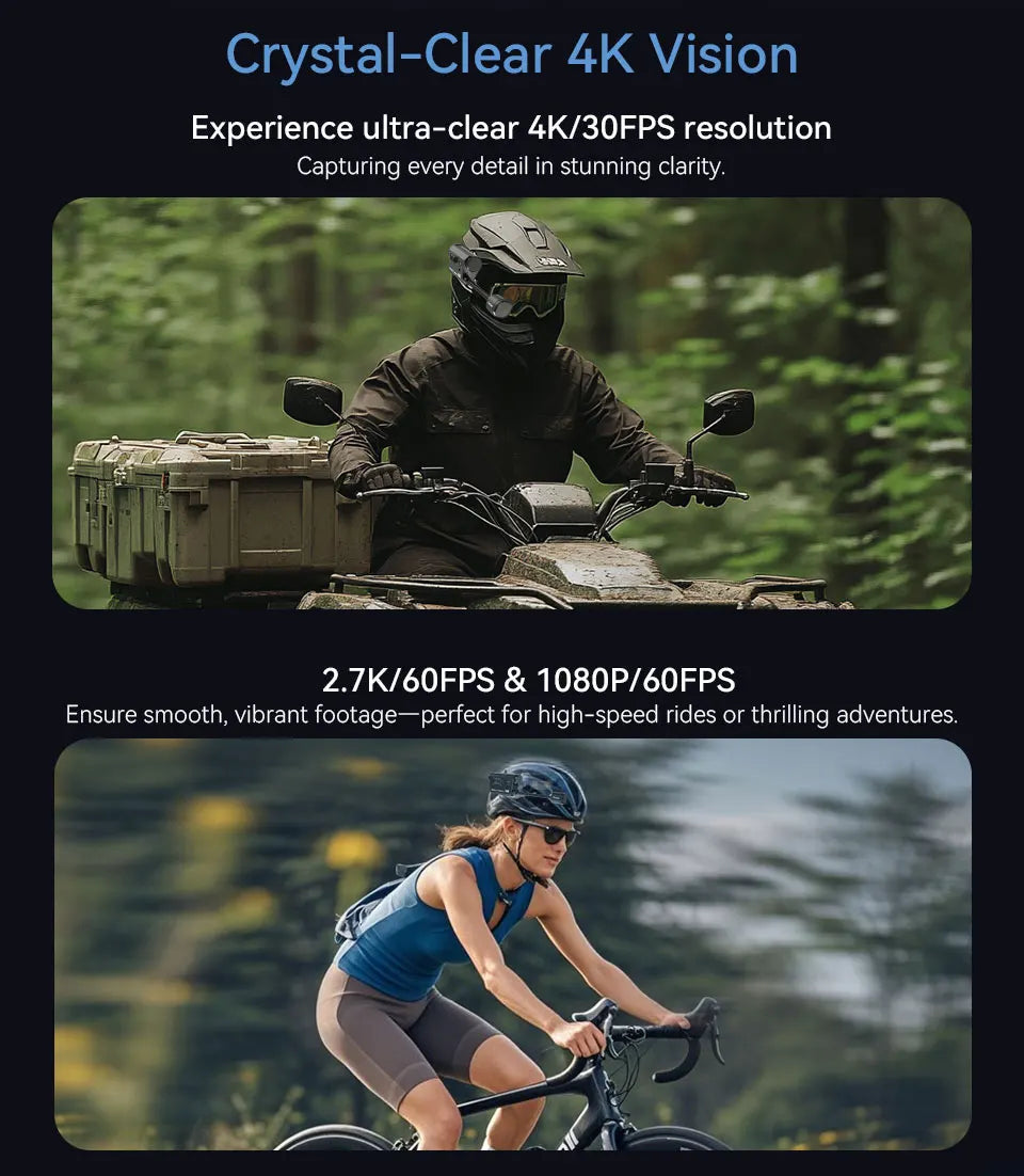 RunCam Helmet Camera 4K Face Mask Recorder Airsoft Recording Long Battery Life 1920*1080 60fps Built-in Wifi for RC FPV Drone