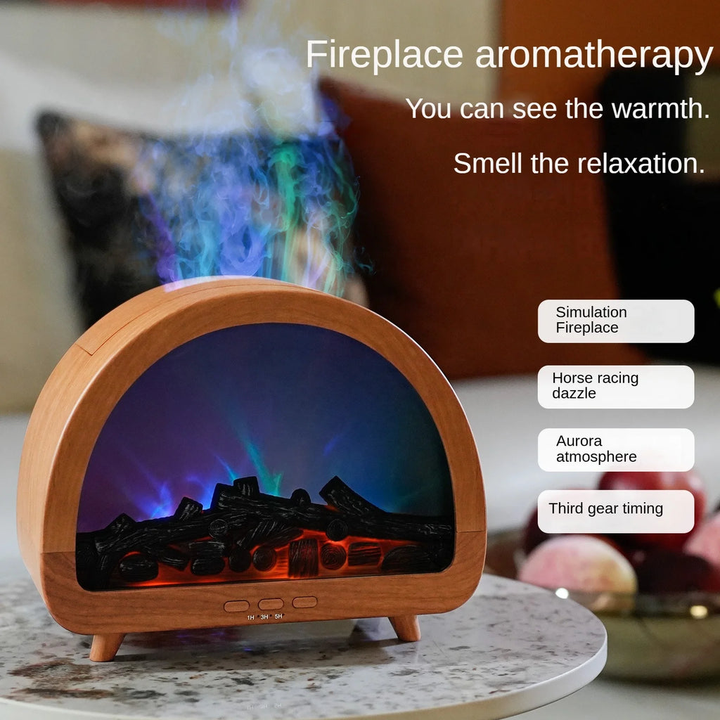 Aroma Essential Oil Diffuser Humidifier 200ML Ultrasonic Cool Mist 12-Color Changing Night Light with Remote for Home Use