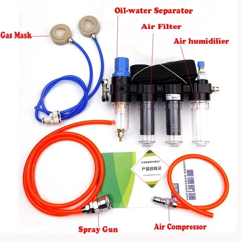 High quality Functional Air-Supply Industrial Respirator System 6800 Air-Supply Full-Face Mask protection work Gas MaskFull mask