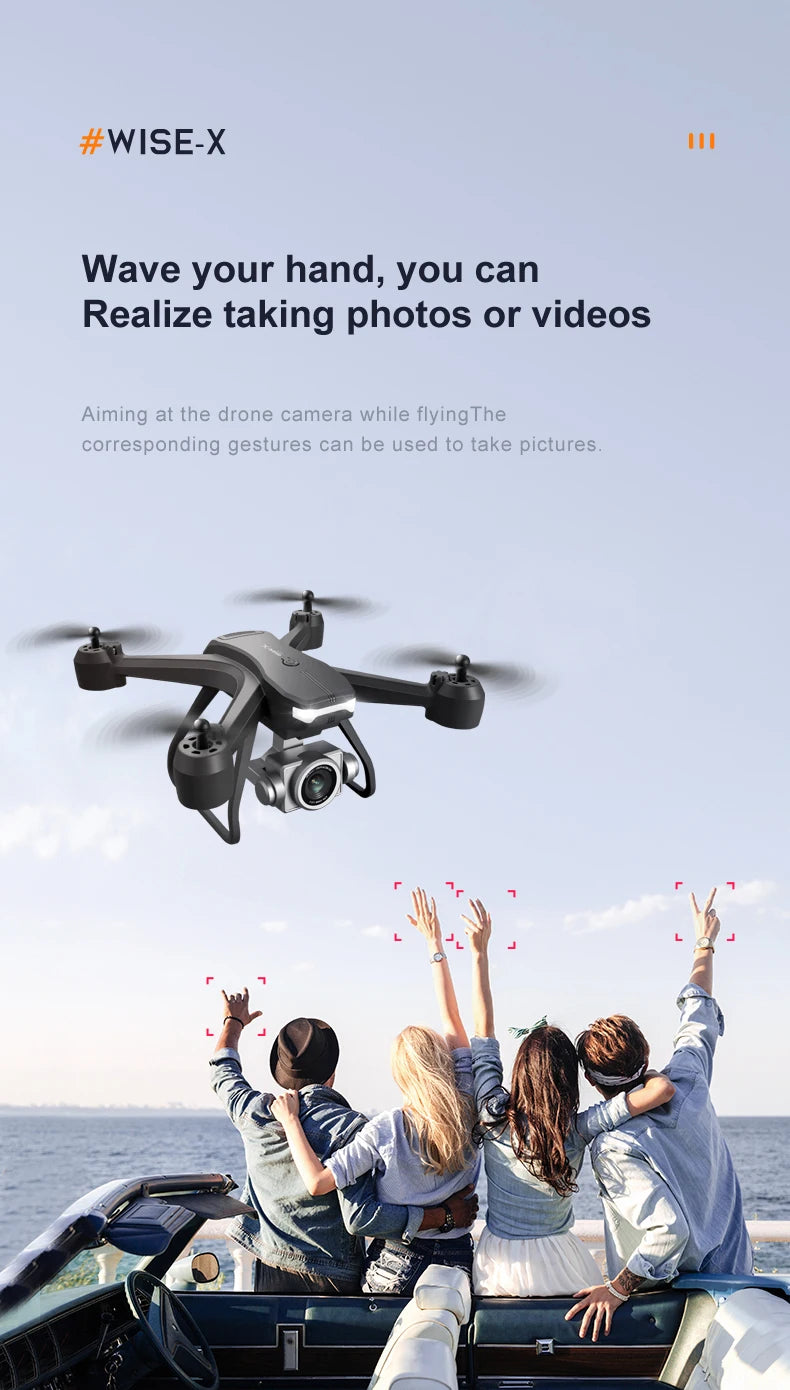 4DRC V14 Drone 4K HD Dual Camera 6K WIFI FPV Height Hold Dron RC Helicopter Professional Mini Quadcopter Foldable Four-Axis toy