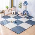 6Pcs 2.5cm Thickened Fitness Mat Non-slip Fall-proof Reusable Yoga Rug Helps Train for Play Home Gym Living Room Anti-Slip Mat