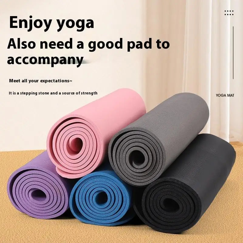 1PC Thick Yoga Mat for Gymnastics, 3MM EVA Comfort Foam, Anti-skid Sports and Fitness Pilates Mat