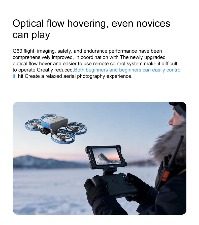 droneS 4k professional 10km  brushless optical flow folding dual mirror professional aerial photography with servo gimbal drone