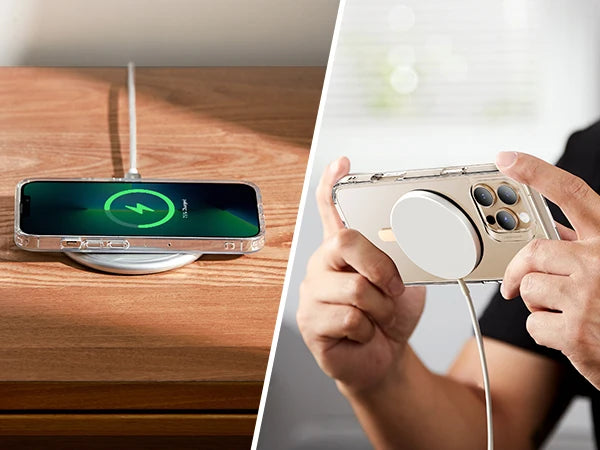 ESR for MagSafe Ring Magnet (HaloLock) Universal Magnetic Wireless Charger Kit for iPhone 16/15/14/13/12  Galaxy S23/S22/S21