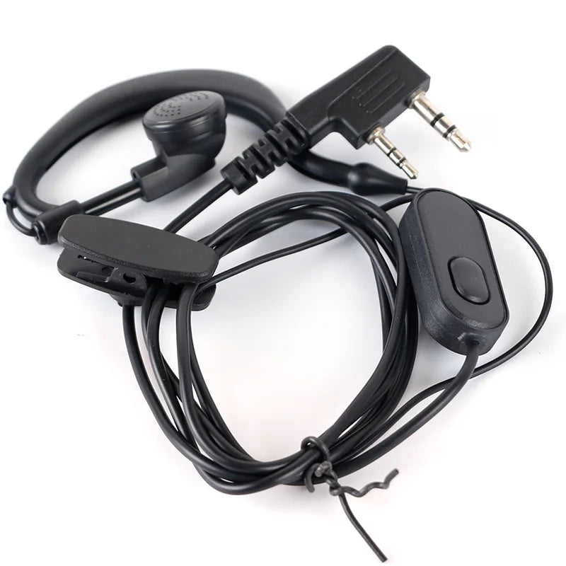 Earphone K Port Headsets For Walkie Talkie Accessories QuanSheng Baofeng UV 5R 5re 5ra Uv 5r UV-82 BF-888S 666S 777S Headset