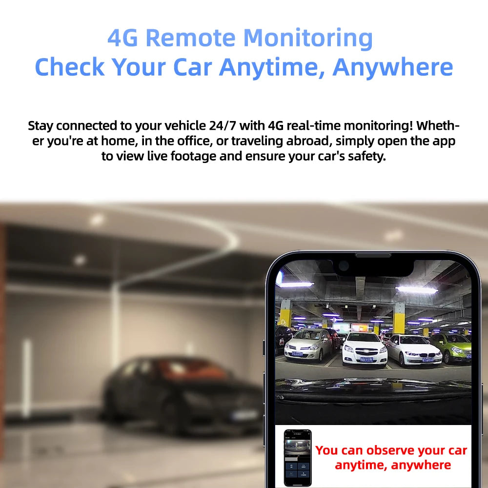 PEGATISAN 4K 4G Cam Mini Sentinel Mode CAR DVR 1080P Black Box Room OBD Parking Monitor Night Vision Camera OBD Connection