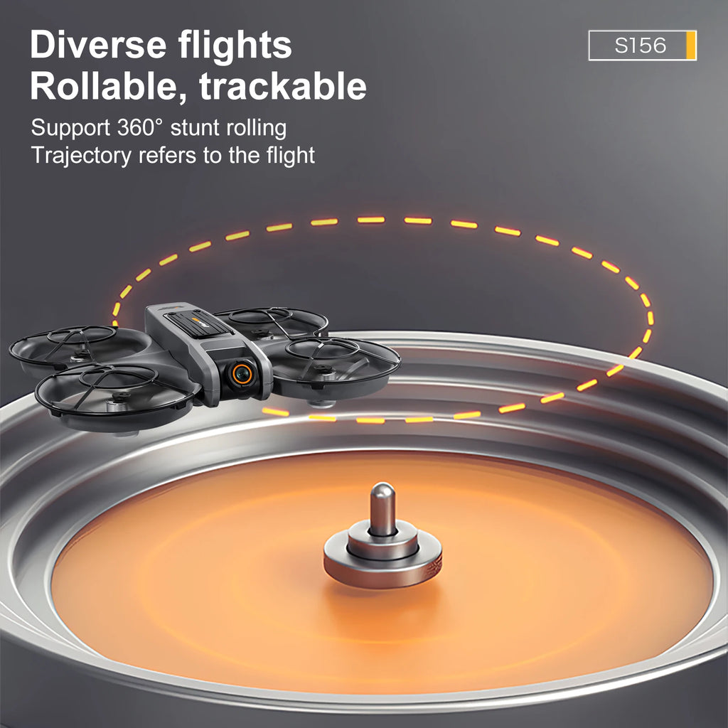 2025 S156 PRO Drone 8K HD Aerial Photography Dual-Camera Dron with Screen Omnidirectional Obstacle Avoidance Drone RC Toy Gift