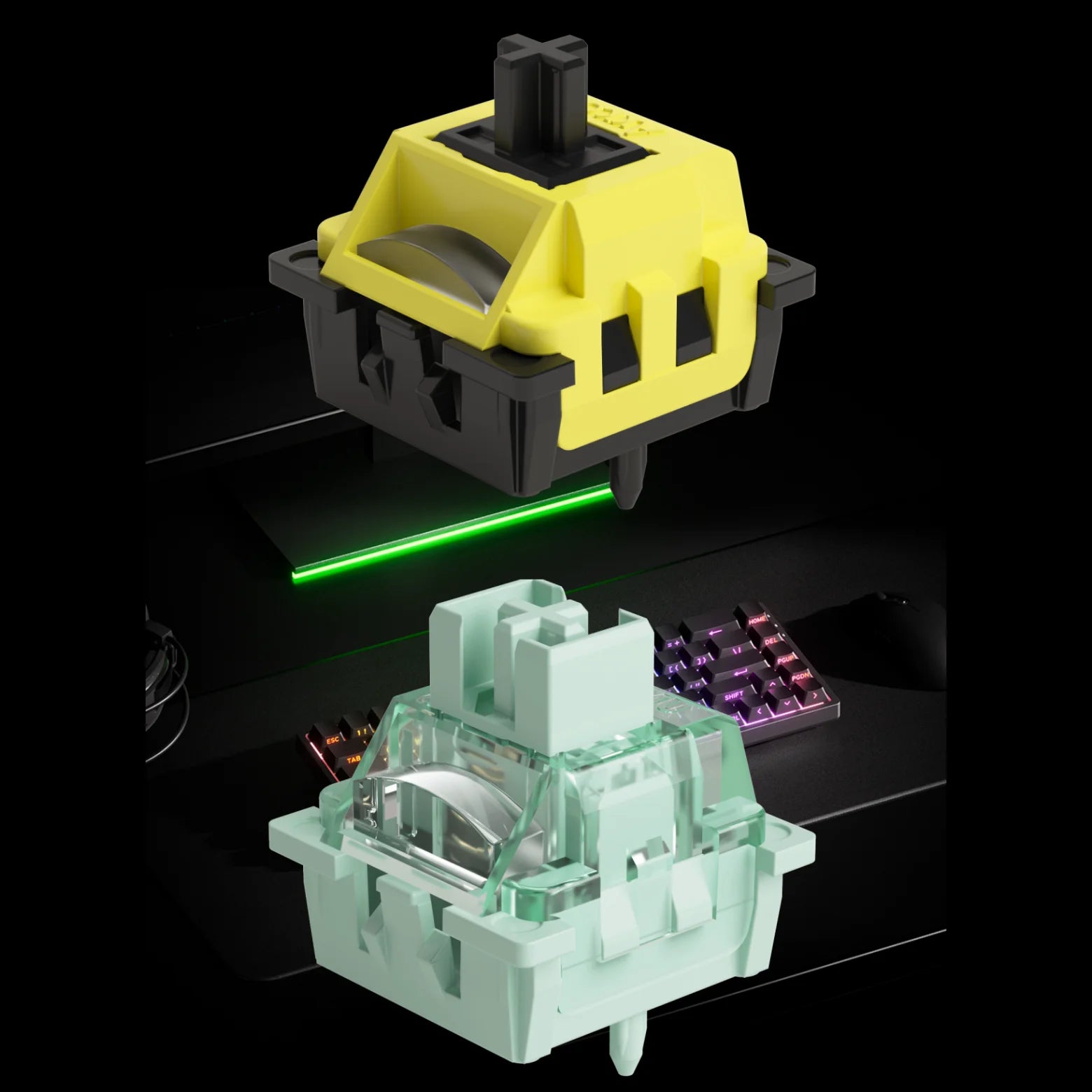MonsGeek FUN68 HE Mechanical Keyboard 65% ANSI Magnetic Switch Rapid Trigger 0.005mm 8K ARGB USB/Wireless Gaming Custom Keyboard