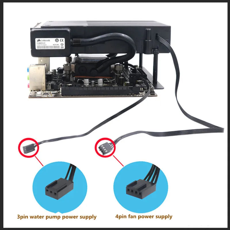 CORSAIR H5 SF CPU Cooling Radiator For Mini-ITX motherboard Intel LGA1150/115X/1366/2011/1700  AMD AM5/ AM4/AM3/AM2/FM2/FM1