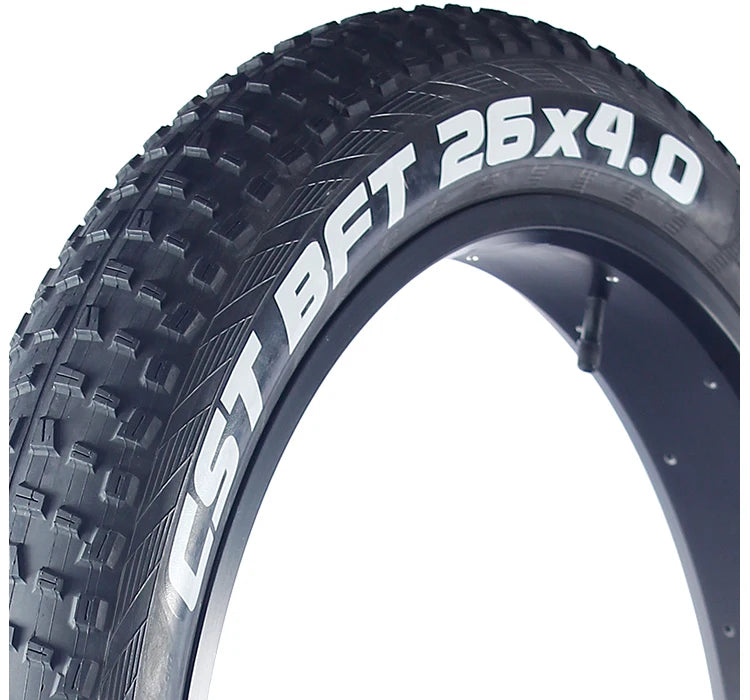 CST 26X4.0 ATV tyre Beach Bicycle Snowmobile Tire Fat tires 26inch MTB Anti-Slip Electric Bike Tire with Tube 100-559