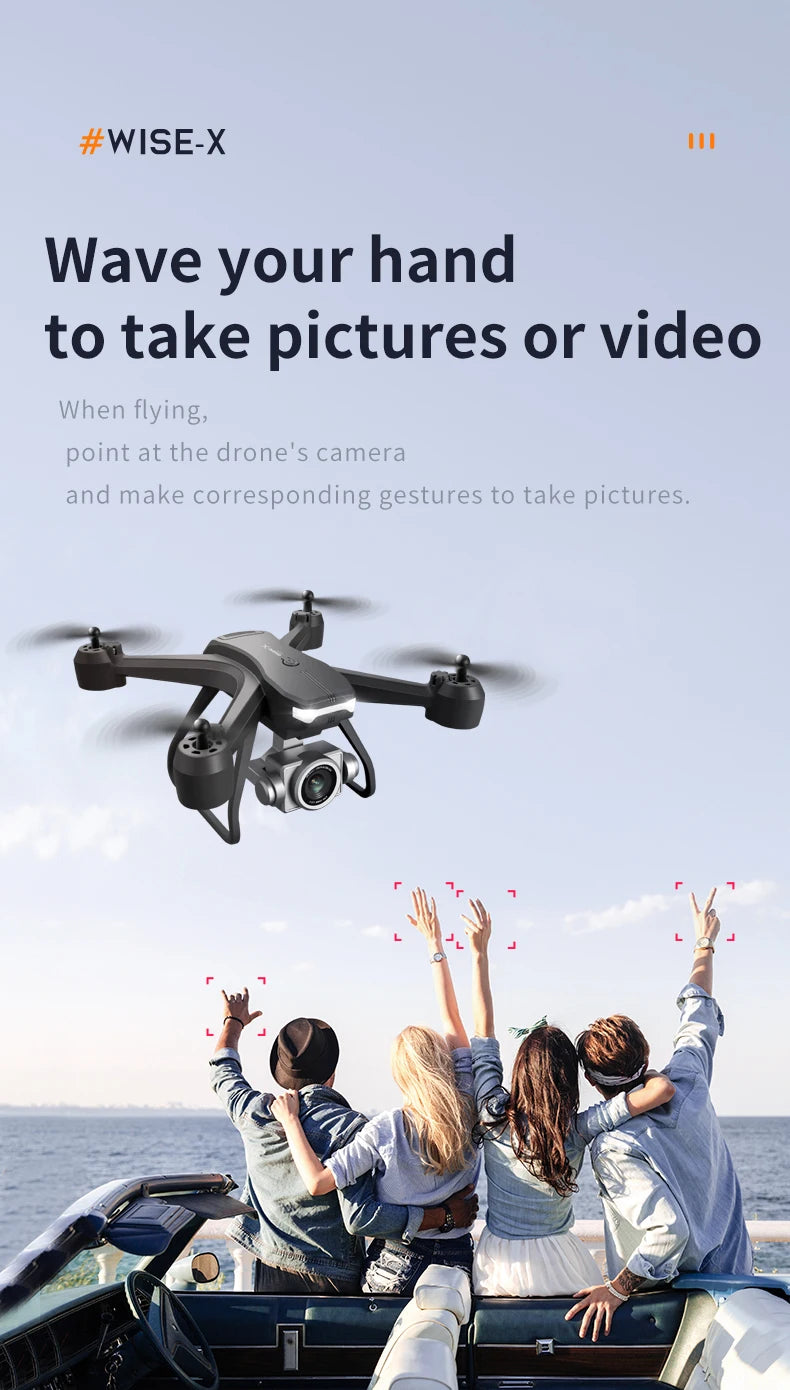V14 Drone 4k Profession HD Wide Angle Camera 1080P WiFi Fpv Drone Dual Camera Height Keep Drones Camera Helicopter Toys