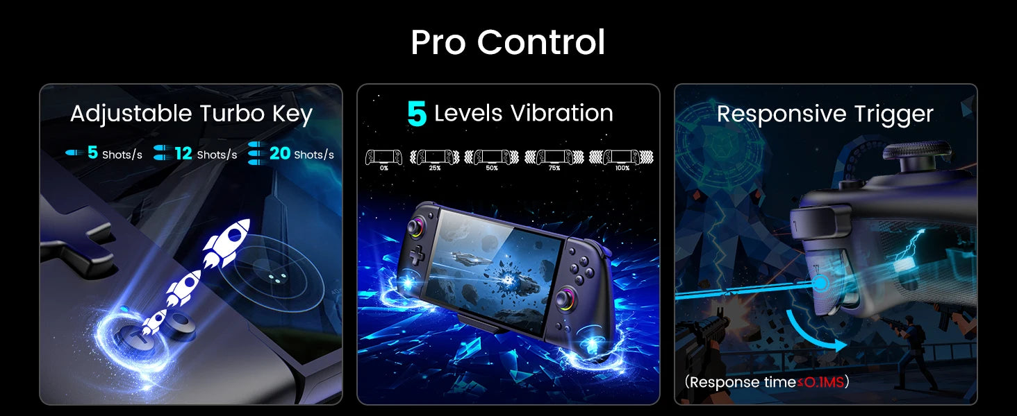 BEBONCOOL Wireless Game Controller for Switch 2 Programmable Gamepad Bluetooth Controller with RGB Hall Effect Joysticks