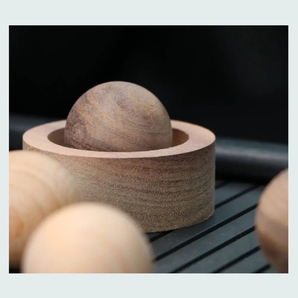 Spherical Essential Oil Diffuser Wooden Expanded Aromatherapy Inhaler Long-lasting Fragrant Wood Home Bedroom Ornaments