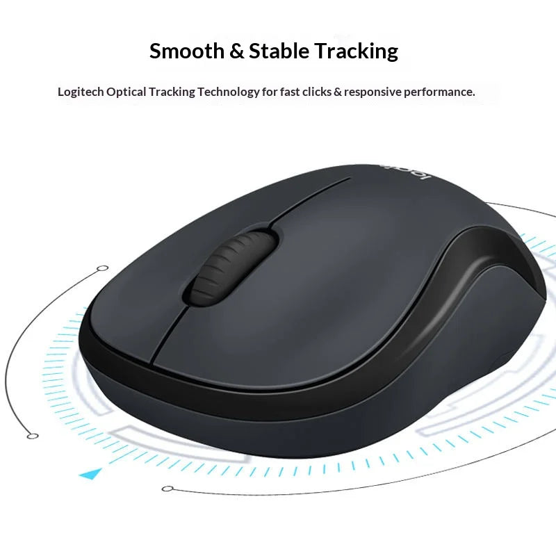 M220 Wireless Portable Mouse On-the-Go Essential Business Trip