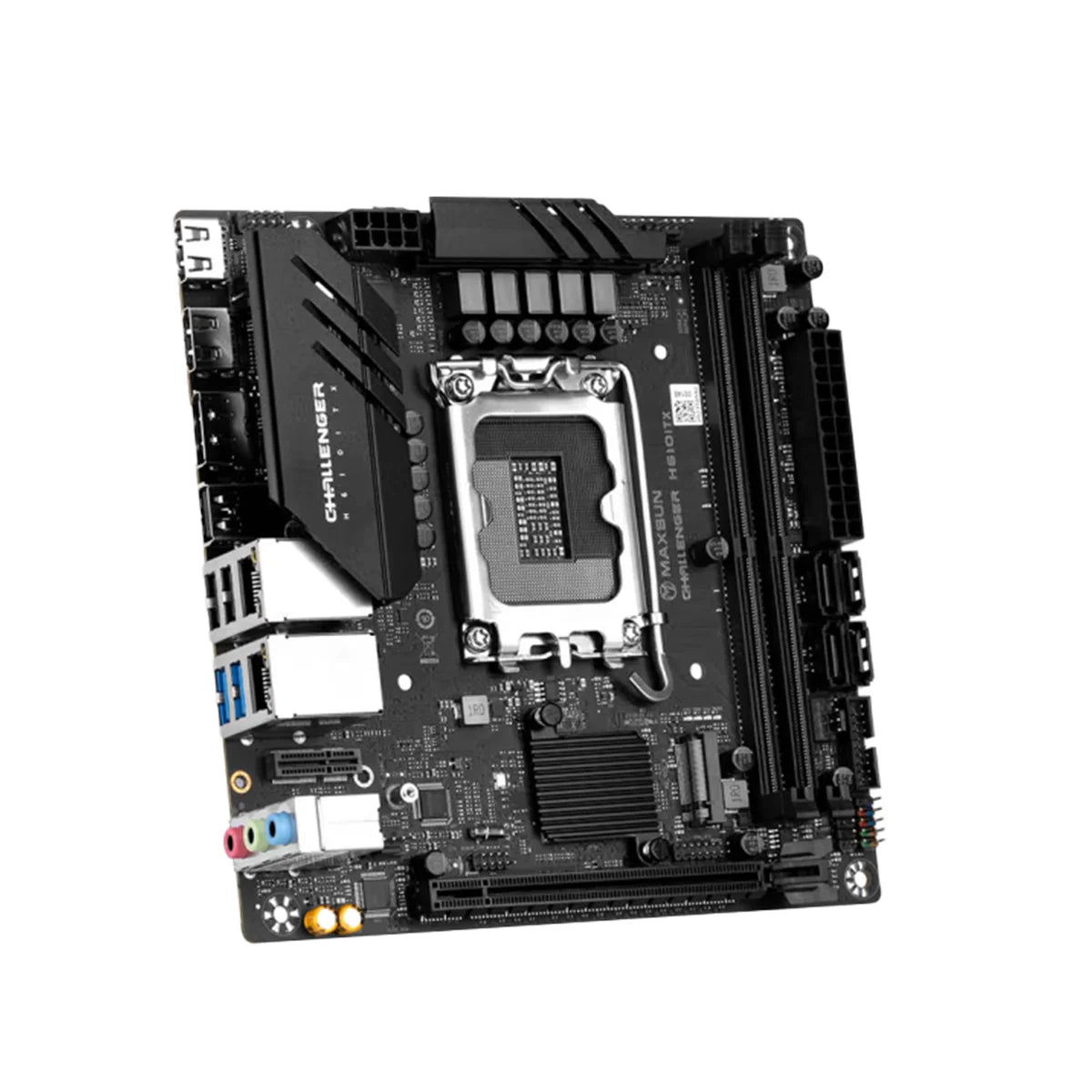 H610 ITX Motherboard Set With Core 12th/13th Gen CPU 2*16GB 32GB 3200Mhz DDR4 Memory Support 2LAN MS-Challenger DIY Kit