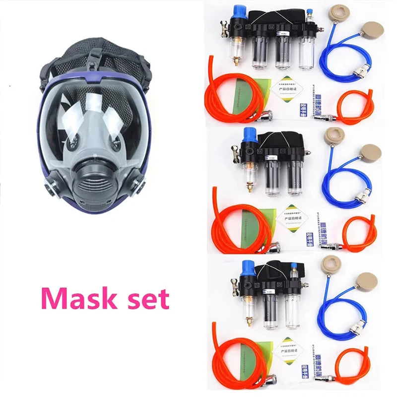 High quality Functional Air-Supply Industrial Respirator System 6800 Air-Supply Full-Face Mask protection work Gas MaskFull mask