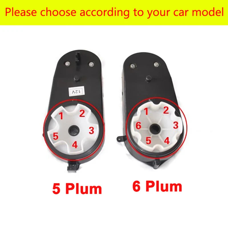 6V/12V RS390 Kids Ride On Toys Car Motors Children Car Wheels Gearbox High Speed DC Motor For Remote Control Car Parts