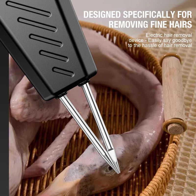 Electric hair removal tool for chicken feathers, duck feathers, goose feathers, handheld household hair removal machine, fully a
