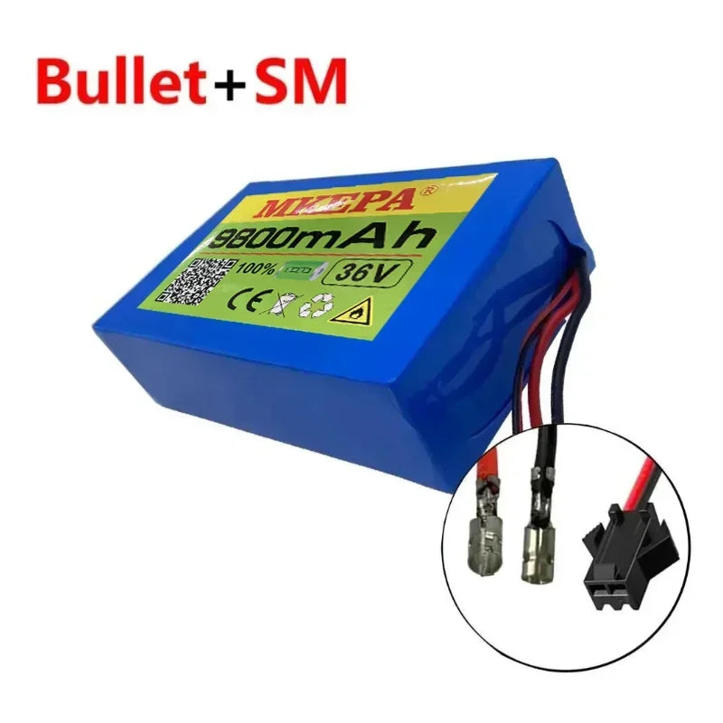 NEW 36V Electric scooter battery 10S2P 18650 Lithium Battery Pack 42V City Coco Cooter Vehicle Battery with BMS