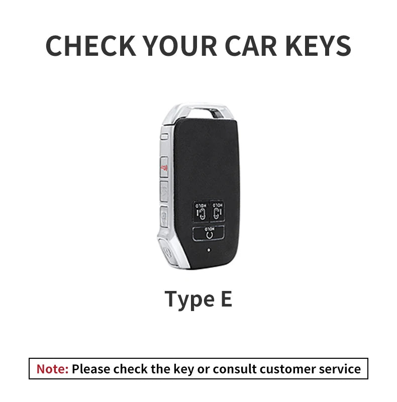 7 Bottons Leather Car Key Case Fob Cover For Kia Carnival K7 2021 2022 Car Remote Key Case Cover Shell Fob Keychian Accessories