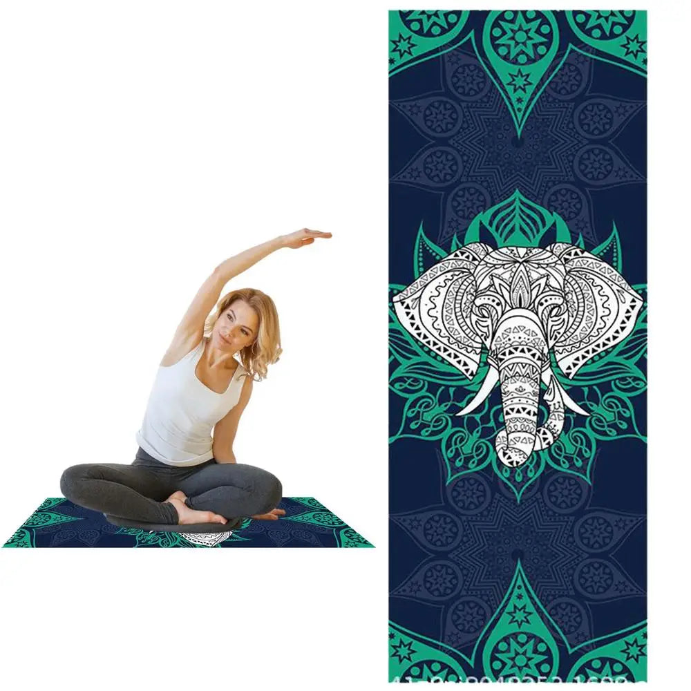 Yoga Towel Mat Sized Active Dry Non-slip Travel Beach Towel Microfiber Sweat Absorbent BeachEssentials For Hot Yoga Pilates