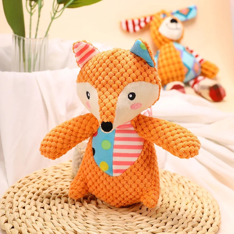 Cute Animals Plush Pet Toys for Small Dogs Squeaky Puppy Dog Chew Toy Clean Teeth mascotas Accessories Stuffed Shih Tzu Products