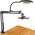 Desktop live fill light multi-functional beauty photography selfie food makeup telescopic tilt camera phone stand