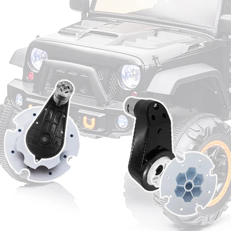 2PCS Kids Electric Car GearBox With 12V 24V High-Speed Motor, Ride On Vehicles Motor Upgrade 12V Motor Engine for Ride On Car