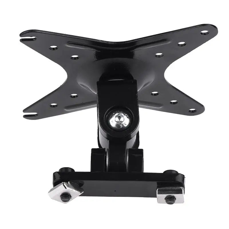 Wall-Mounted Gaming Monitor Bracket 2-Axis Adjustable Button Box Mount for Gaming Rigs Compatible with 50mm 75mm 100mm VESA